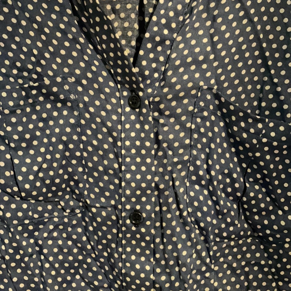 Rails Polka Dotted Short Sleeve Button Down Shirt - image 3